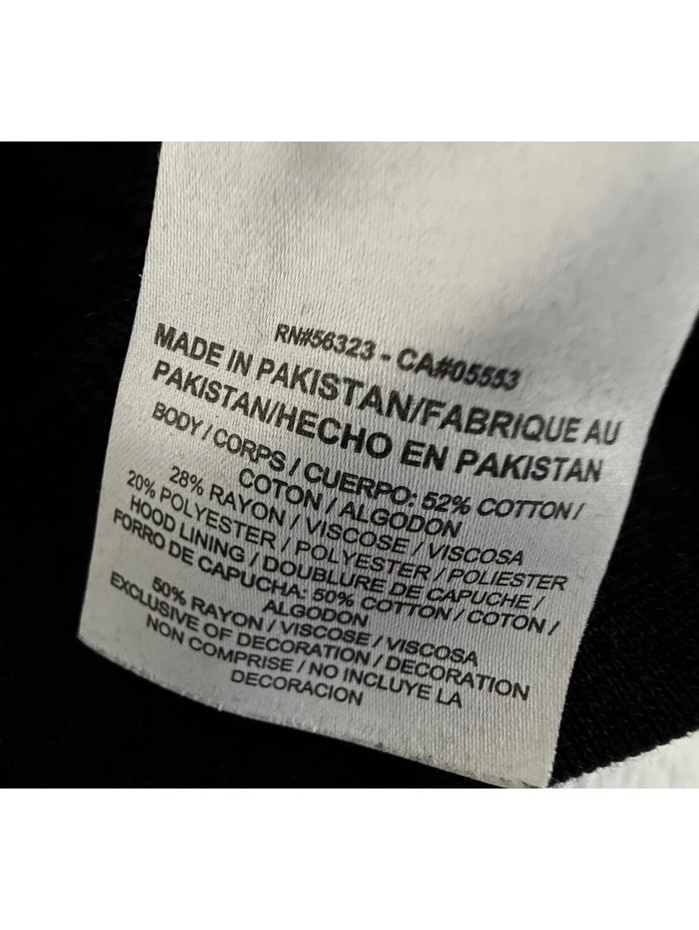 Nike Womens L Black Funnel Neck Hoodie Pullover Kangaroo Pocket